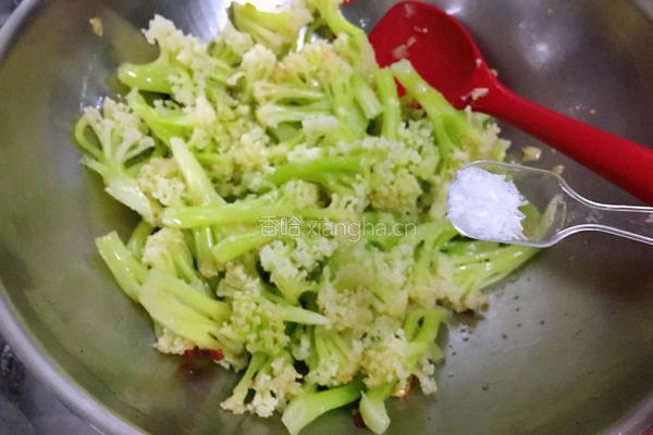椒香花菜的做法图解7