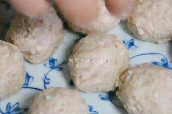 番茄汁蒸丸子的做法图解8
