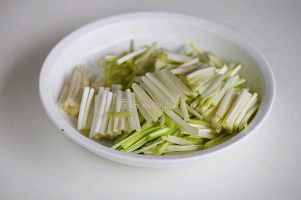 韭黄炒河虾的做法图解4