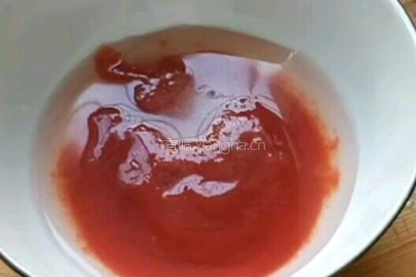番茄汁菊花鲍菇的做法图解8