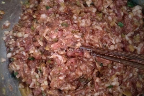 青菜香菇猪肉包的做法图解7