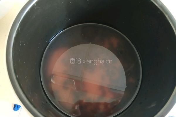 糯米黑豆粥的做法图解2