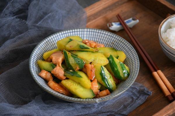 黄瓜炒肉
