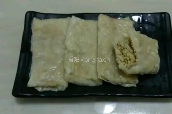 糯米花生黑芝麻饼的做法图解9