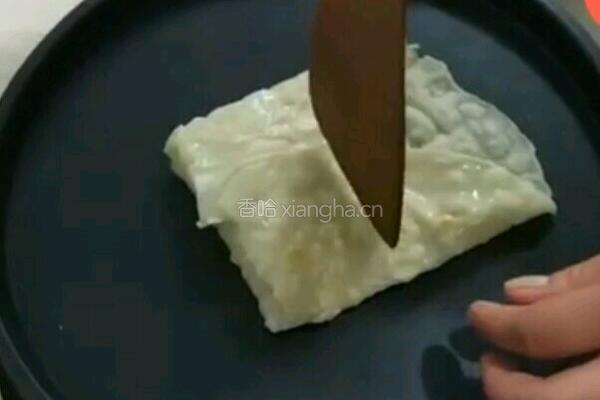 糯米花生黑芝麻饼的做法图解7