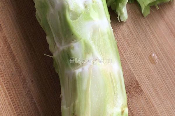 炖芥菜蕻的做法图解3