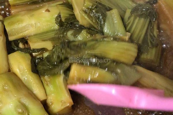 炖芥菜蕻的做法图解12