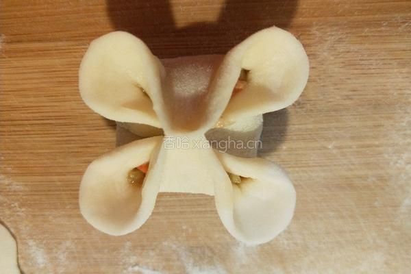新文美食 四喜蒸饺的做法图解12