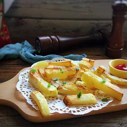 小零食少油版炸薯条的做法[图]