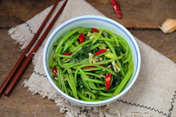 凉拌茼蒿