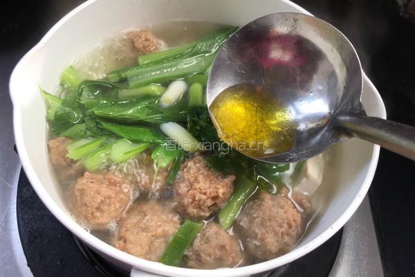 豆腐肉丸汤的做法图解10