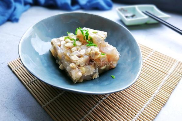 黄豆肉皮冻～胶原蛋白与植物蛋白的强强联合
