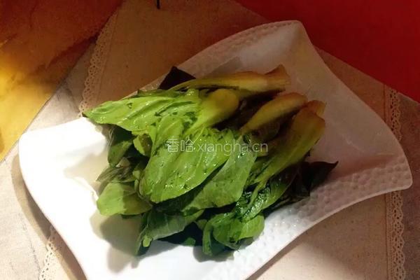 香辣蚝油菜苔的做法图解1