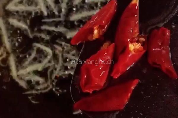 香辣蚝油菜苔的做法图解4