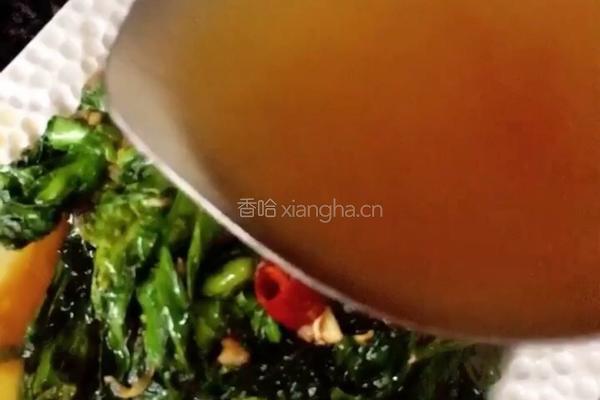香辣蚝油菜苔的做法图解13