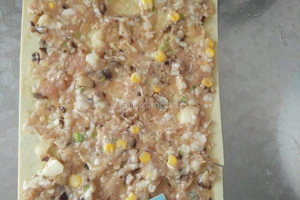 干豆腐（千张）肉末卷的做法图解2