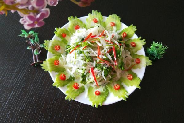 新文美食 白萝卜香辣凉拌菜的做法图解16