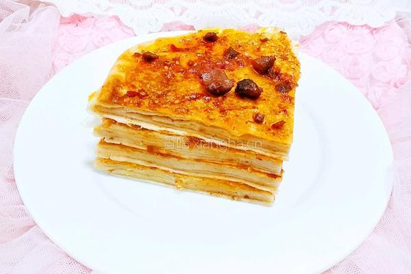 千层鸡蛋饼的做法图解13