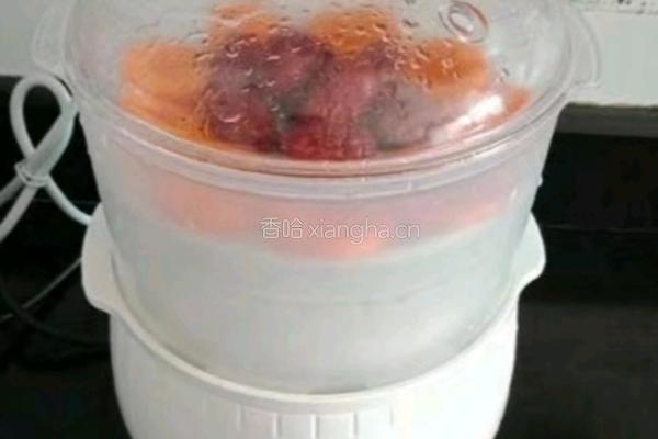 胡萝卜红枣米糊 (宝宝辅食）的做法图解7