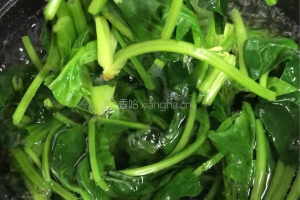 皮蛋虾皮菠菜汤的做法图解3