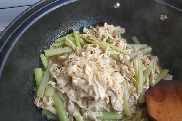 老汤干豆腐的做法图解8