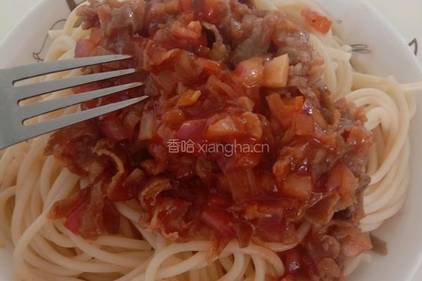 牛肉番茄意大利面