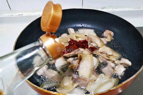 甜椒木耳回锅肉的做法图解8