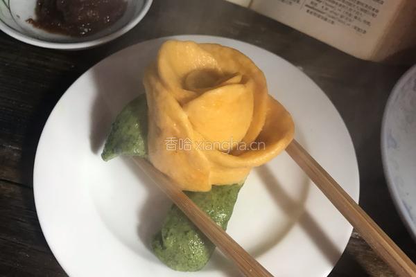 玫瑰花馒头的做法图解8