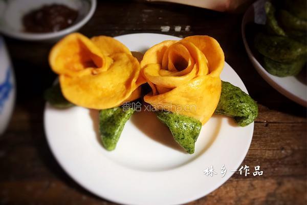 玫瑰花馒头的做法图解10