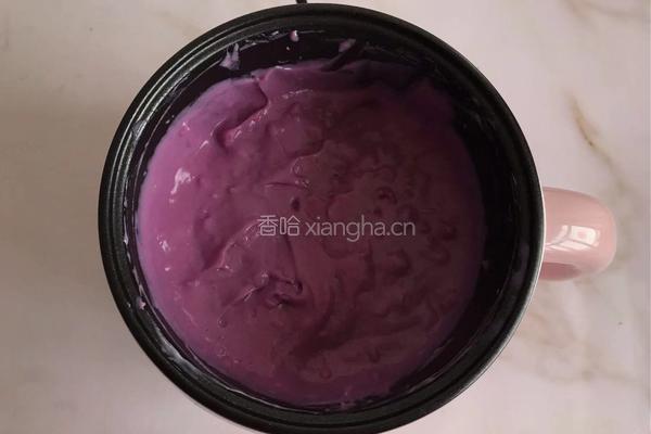 奶香紫薯小方的做法图解9