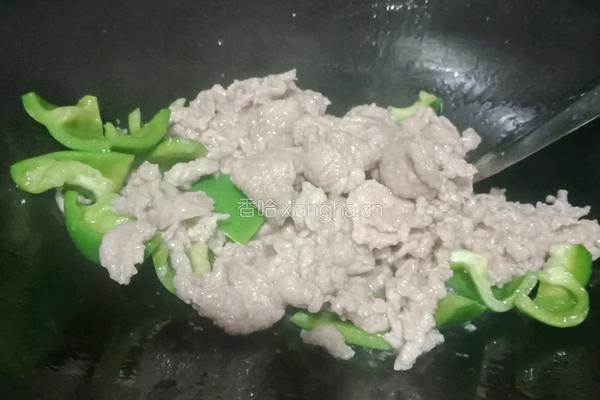 青椒肉片的做法图解5
