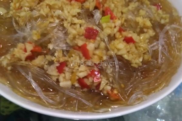 蒜蓉粉丝蒸鲍鱼的做法图解6