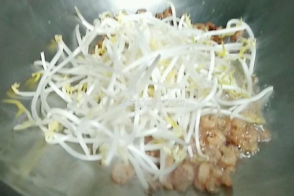 海米绿豆芽的做法图解3