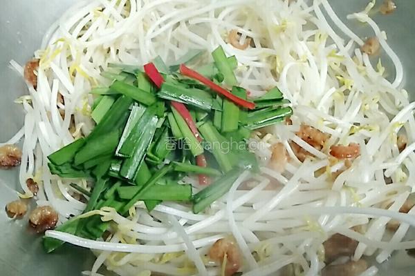 海米绿豆芽的做法图解4