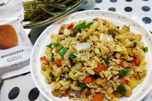 抗糖化炒米饭的做法图解9