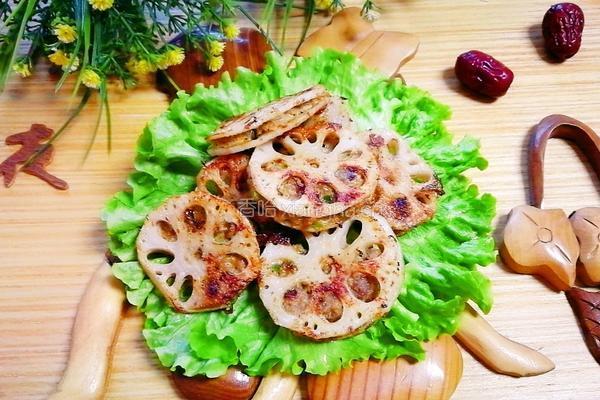 煎藕饼的做法图解13