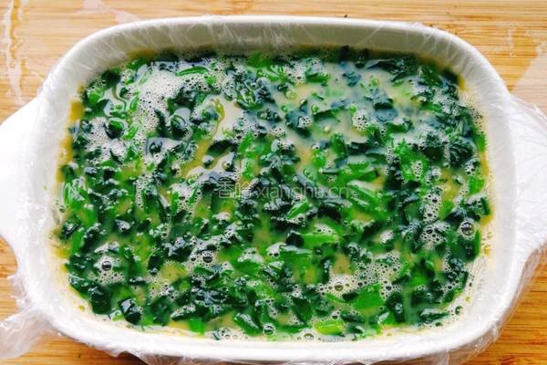 菠菜鸡蛋羹的做法图解5