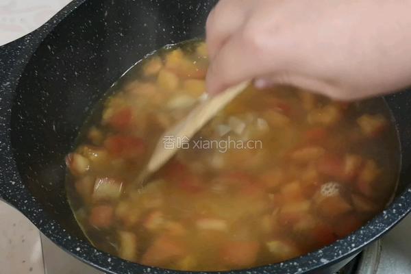 番茄豆腐羹的做法图解9