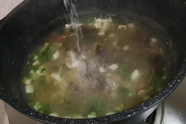 番茄豆腐羹的做法图解14
