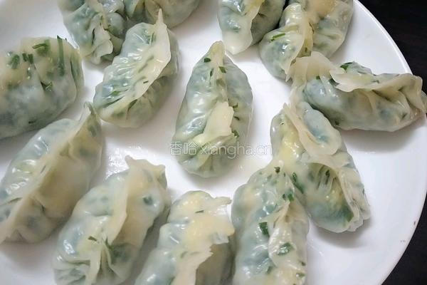 鸡蛋韭菜煎饺的做法图解3