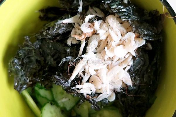 金针菇紫菜汤的做法图解5