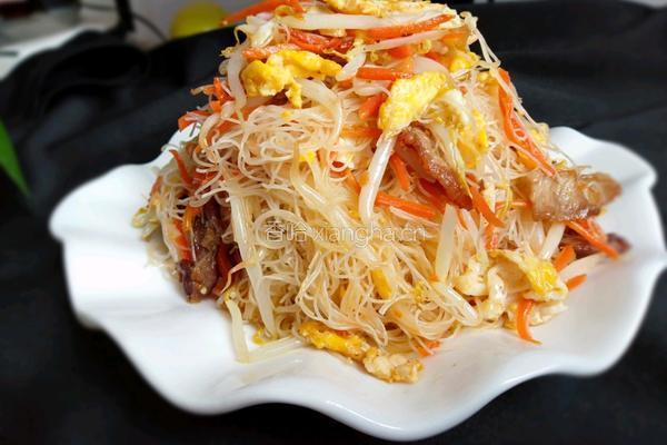 什锦炒米粉的做法图解9