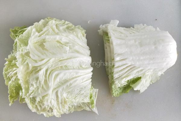 醋溜白菜丝的做法图解2