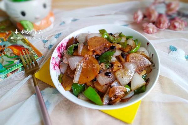 豉香洋葱土豆片的做法图解12