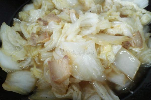 大白菜炒肉的做法图解9