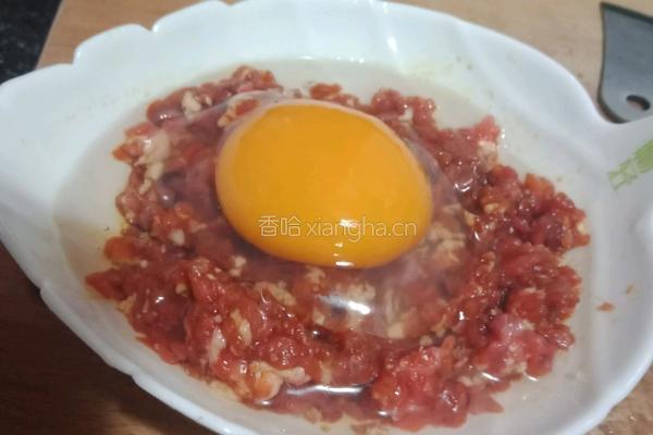  肉末蒸蛋的做法图解3