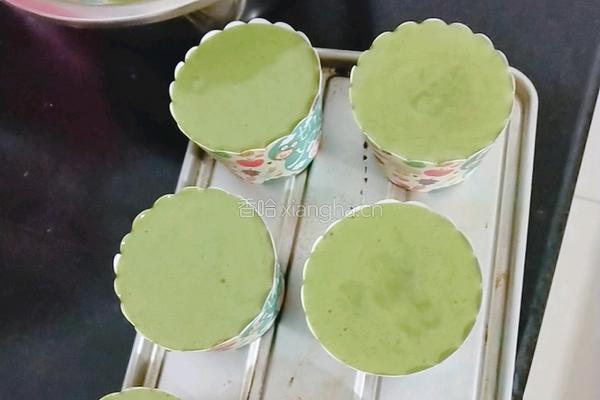 抹茶小蛋糕的做法图解11