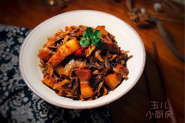 干豆角焖肉的做法图解19