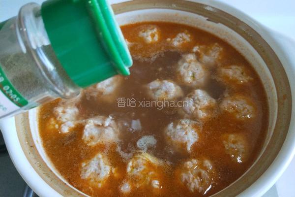 明厨私房菜 番茄猪肉丸子的做法图解10