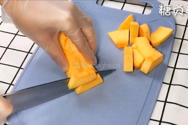 宝宝营养餐系列～南瓜蒸糕的做法图解2